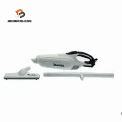 ☆中古品☆makita マキタ 18V 充電式クリーナー CL182FD 白 本体＋パイプ＋ノズル付 コードレス バッテリー式 ハンディ 掃除機114552
