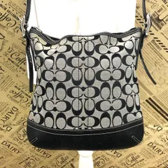 コーチ ショルダーバッグ サコッシュ シグネチャー 黒 FV181