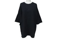 NIKE ナイキ over sized fit オーバーサイズ tシャツ コットン ロゴ刺繍 ブラック サイズ S FA9767-010 中古 4b001641