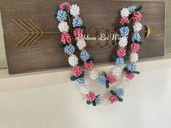 ハワイアンリボンレイ★ブルーミングボーズ　ウェディング　結婚式　リゾート婚　ウェルカムスペース　記念日