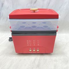 【極美品】PRISMATE サラダチキンメーカー グランデ 楽しく使えるWEBレシピ PR-SK044-RD レッド