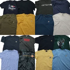 古着卸 まとめ売り ブランドMIX 半袖Tシャツ 16枚セット (メンズ 2XL ) スラッシャー ノーティカ リーバイス 中古 古着 NA1342