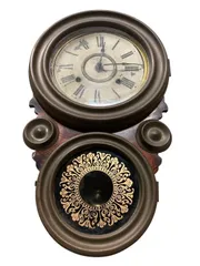 精工舎　モザイク　だるま　柱時計　古時計　振り子　レトロ　アンティーク　ゼンマイ 精工舎モザイクだるま柱時計古時計振り子レトロアンティークゼンマイ