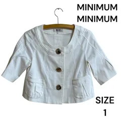 レディース ジャケット ショート丈 ミニマムミニマム サイズ1