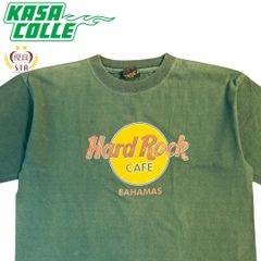 ハードロックカフェ（HardRockCafe）BAHAMAS　ヴィンテージTシャツ（グリーン）Lサイズ