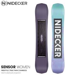   スノーボード 板 24-25 ナイデッカー センサーウーメン NIDECKER SENSOR WOMEN フリースタイル トゥルーツイン レディース 日本正規品