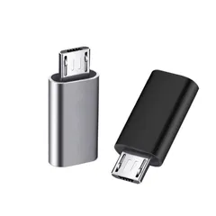 Micro USB 変換アダプタ 2個入り Type タイプC C メス to Micro マイクロUSB変換アダプター USB オス 変換コネクタ 充電とデータ転送 YFFSFDC Galaxy、Nexus、Xperia、HUAWEI等Micro USB設備