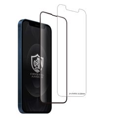 新着商品 クリスタルアーマー iPhone 13Pro Max 強化 ガラスフィルム 縁有り 角割れ防止 日本検品 ワレサポ 液晶保護 抗菌 耐衝撃 0.25mm GI26-25