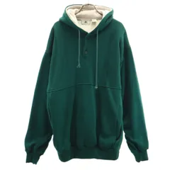 GRAND BANKS OUTFITTERS グランドバンクスアウトフィッターズ 90s オールド 長袖 ニット パーカー L 深緑 裏サーマル メンズ 古着