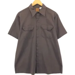 古着 70~80年代 ラングラー Wrangler BIG BEN ビッグベン 半袖 ワークシャツ ボックスシャツ USA製 メンズL相当 ヴィンテージ/eaa555710