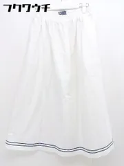 ◇ PAR ICI パーリッシィ レースアップ ウエストゴム ロング スカート サイズF アイボリー系 レディース  【中古】 【1110200016684】のサムネイル