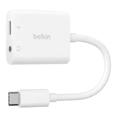 【 新品 未開封 】 BELKIN　RockStar 3.5mmオーディオ ＋ USB-C充電アダプター ホワイト　NPA004btWH 未使用 送料無料