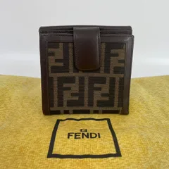 2024年最新】フェンディ Fendi 財布 二つ折り財布 ズッカ カーキ