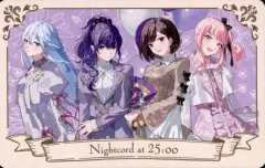 【中古】キャラカード 25時、ナイトコードで。(ノーマル) 「プロジェクトセカイ カラフルステージ! feat. 初音ミク 4th Anniversary 感謝祭 グリーティングカードコレクション」