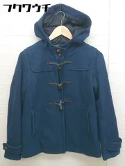 ■ earth music&ecology アース ミュージック＆エコロジー  長袖 ダッフル コート サイズS ネイビー レディース  【中古】 【1103190007787】