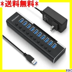 2024年最新】USBハブ 電源付き usb3.0 ハブ USBハブ 10ポート usb3