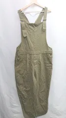 ◇ Θ kutir クティール オーバーオール サイズL カーキ系 レディース E  【1412260038744】