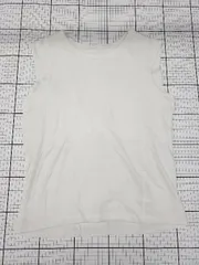 ◇ ⊂ STYLE DELI スタイルデリ シンプル 無地 ノースリーブ Tシャツ カットソー サイズF ホワイト系 レディース E  【1507230000057】