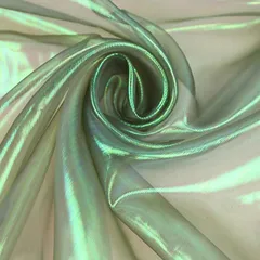 moonfarm オーロラ オーガンジー 生地 3mx150cm 手芸 カラー 透明 無地 布(ダークグリーン)のサムネイル