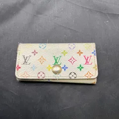 ルイヴィトン　モノグラムマルチカラー白　キーケース 楽天市場】【中古】ルイヴィトン キーケース ミュルティクレ4