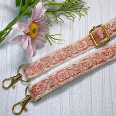 【アウトレット価格】No.4 スマホショルダー/カメラ ストラップ インド刺繍リボン