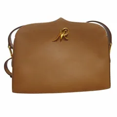 ニナリッチ NINA RICCI ヴィンテージ ショルダーバッグ 斜め掛け クロスボディ ゴールド金具 ロゴ 茶 ブラウン 0509 ■GY14のサムネイル