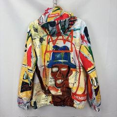 完売品 members only バスキア ナイロンジャケット パーカー 総柄 日本未発売】MEMBERS ONLY × バスキア ナイロンジャケット M - メルカリ