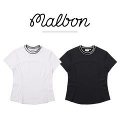 malbon golf ゴルフ レディース 夏用 シャツ アウトドア スポーツ カジュアル 薄手 吸汗速乾 通気性 2色