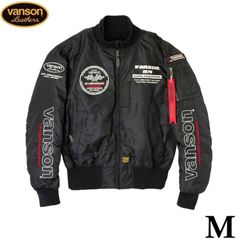 VANSON VSE25102W GY/WH XLサイズ MA-1 ジャケット - メルカリ