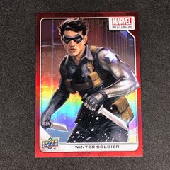 Winter Soldier / ウィンター・ソルジャー 2023 Upper Deck Marvel Platinum ベースカード Red Rainbow #68