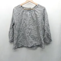 ◇ ⊇ SM2 サマンサ モスモス 花柄 長袖 カーディガン サイズM ブルーグレイ レディース E  【1501230004473】