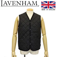 LAVENHAM (ラベンハム) LV6045 DUBLIN MENS 23 ダブリン メンズ キルティングベスト F44 SABLE BLACK イギリス製 LH023 L