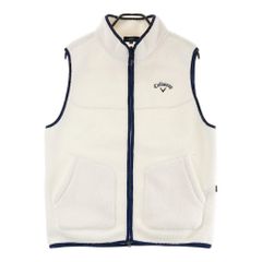 サイズ：3L CALLAWAY キャロウェイ 2024年モデル ボア ジップベスト  ホワイト系 [240101443384] ゴルフウェア メンズ ストスト 楽天市場】キャロウェイ（ベスト｜メンズウェア）：ウェア