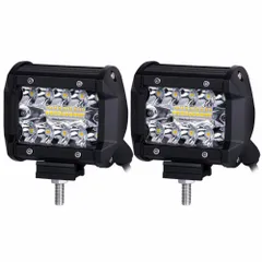 LED ワークライト 2個セット 120W 防水 12v 24v  投光器 作業灯のサムネイル