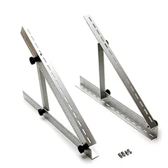 【新品】 ソーラーパネル設置架台 ソーラーパネル固定用ブラケット 角度調整可能 パネル設置架台 マウントブラケット ボート、RV、ルーフオフグリッド用　580mm長 0のサムネイル