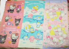 サンリオ 平成コギャル＆氷フレンズ＆ベビー フェイスタオル3枚セット 新品