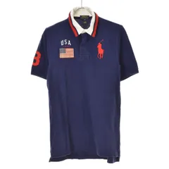 【POLORALPHLAUREN】BIGポニー刺繍 星条旗半袖ポロシャツ