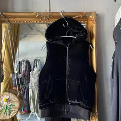 ＠　セオリー Theory　ダウン　ジレ ベスト　Sサイズ 36 7号 　黒 ブラック BLACK クロ くろ　ジップアップ　パーカー　お呼ばれ　デート　オフィスカジュアル　食事会