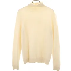UNIQLO ユニクロ カシミヤ100％ 長袖 タートルネック セーター M アイボリー ニット レディース 古着