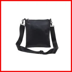 クラシック カジュアル ミニバッグ 縦型 メッセンジャー バッグ 黒 ブラック 通勤 レザー 斜め掛け 肩掛け 通学 ショルダー 極上革 メンズ 無地 本革 牛革 [InZaccaZ]