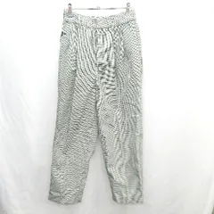 ◇ Θ niko and … ニコアンド ウエストゴム 千鳥柄 スラックス サイズM グリーン系 レディース E  【1410290021835】