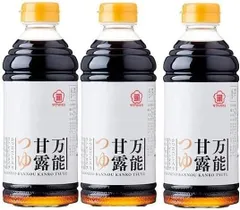 @送料込み（一部地域除く）賞味期限満タン  鹿児島　サクラカネヨ 万能甘露つゆ 500ml ３本組 めんつゆ 煮物 炒め物等色んな料理に！のサムネイル