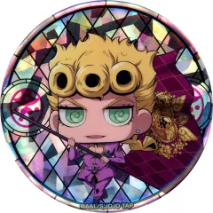 【中古】バッジ・ビンズ ジョルノ・ジョバァーナ ホログラム缶バッジ 「ジョジョの奇妙な冒険 JOJO WORLD Quizzes」 ミニゲーム JOJO’sメモリールーレット B賞