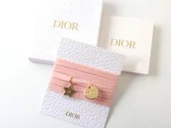 M25434 新品未使用 Christian Dior クリスチャンディオール チャーム付き ブレスレット ノベルティ ピンク×ゴールド 非売品