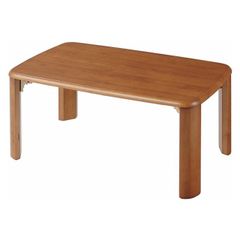 こたつ テーブル 幅80cm 80×60 長方形 木製 高さ38cm ナチュラル