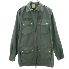 フランス軍 70s ヴィンテージ ミリタリージャケット 92LGM カーキ FRENCH ARMY フィールド ヘリンボーンツイル メンズ