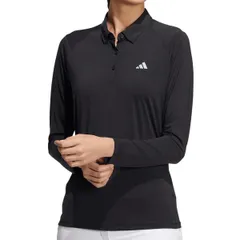 [アディダスゴルフ] ゴルフシャツ ストレッチ ライトウェイト長袖ボタンダウンシャツ レディース ブラック J/XL [ブラック] [Free Size]