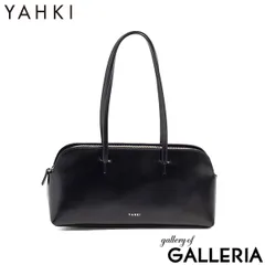 ヤーキ ハンドバッグ レディース YAHKI バッグ 軽量 小さめ コンパクト 革 レザー 肩掛け 手持ち ブランド 大人 上品 おしゃれ かわいい シンプル ボストン型 横長 横型 SOFT W FACE SHOULDER BAG YH-752