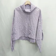 ◇ ⊇ HARE ハレ タートルネック 長袖 トレーナー スウェット サイズF パープル レディース E  【1502060031325】のサムネイル