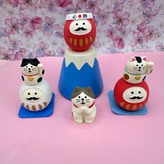 デコレ コンコンブル 幸福だるま 猫 セット - メルカリ